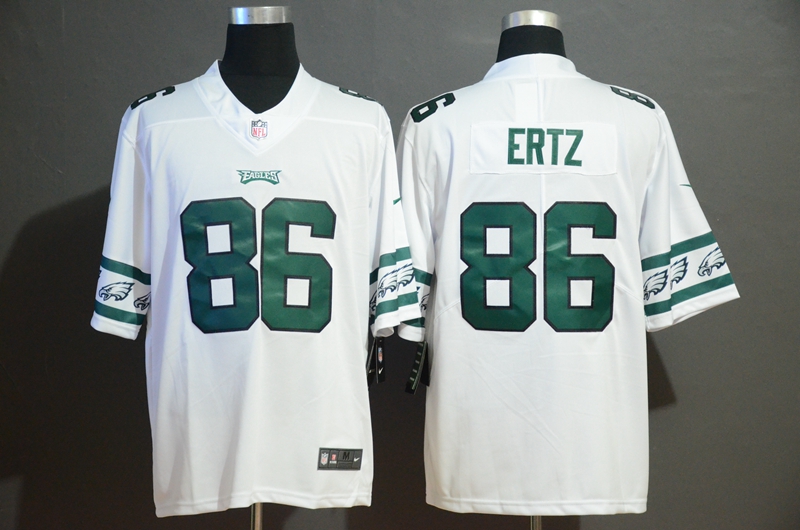 Men's Philadelphia Eagles Zach Ertz #86 White Jersey